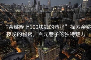 “余姚晚上100塊錢的巷子”探索余姚夜晚的秘密，百元巷子的獨(dú)特魅力