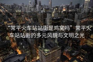 “常平火車站站街是雞窩嗎”常平火車站站街的多元風(fēng)貌與文明之光