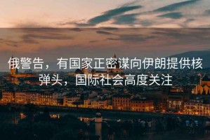 俄警告，有國家正密謀向伊朗提供核彈頭，國際社會高度關(guān)注