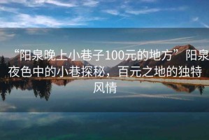 “陽(yáng)泉晚上小巷子100元的地方”陽(yáng)泉夜色中的小巷探秘，百元之地的獨(dú)特風(fēng)情