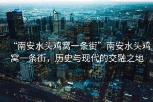 “南安水頭雞窩一條街”南安水頭雞窩一條街，歷史與現(xiàn)代的交融之地