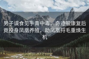 男子誤食見手青中毒，奇跡般康復(fù)后竟投身鳳凰養(yǎng)殖，助鳳凰捋毛重?zé)ㄉ鷻C