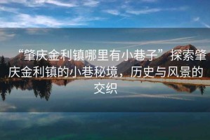 “肇慶金利鎮(zhèn)哪里有小巷子”探索肇慶金利鎮(zhèn)的小巷秘境，歷史與風(fēng)景的交織