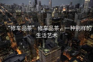 “修車品茶”修車品茶，一種別樣的生活藝術(shù)
