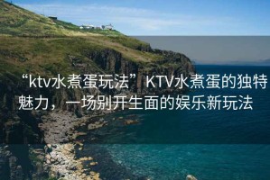 “ktv水煮蛋玩法”KTV水煮蛋的獨特魅力，一場別開生面的娛樂新玩法