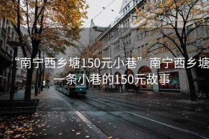 “南寧西鄉(xiāng)塘150元小巷”南寧西鄉(xiāng)塘，一條小巷的150元故事