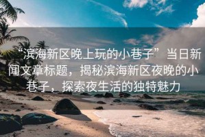 “濱海新區(qū)晚上玩的小巷子”當(dāng)日新聞文章標(biāo)題，揭秘濱海新區(qū)夜晚的小巷子，探索夜生活的獨(dú)特魅力