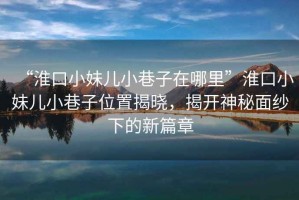 “淮口小妹兒小巷子在哪里”淮口小妹兒小巷子位置揭曉，揭開(kāi)神秘面紗下的新篇章
