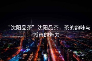 “沈陽(yáng)品茶”沈陽(yáng)品茶，茶的韻味與城市的魅力