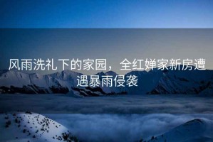 風雨洗禮下的家園，全紅嬋家新房遭遇暴雨侵襲