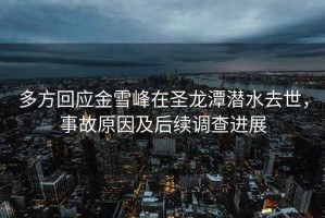 多方回應(yīng)金雪峰在圣龍?zhí)稘撍ナ溃鹿试蚣昂罄m(xù)調(diào)查進(jìn)展