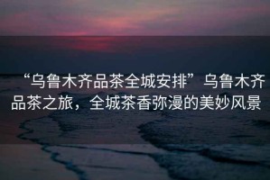 “烏魯木齊品茶全城安排”烏魯木齊品茶之旅，全城茶香彌漫的美妙風(fēng)景