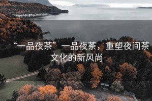 “一品夜茶”一品夜茶，重塑夜間茶文化的新風(fēng)尚