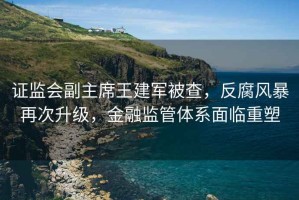 證監(jiān)會(huì)副主席王建軍被查，反腐風(fēng)暴再次升級(jí)，金融監(jiān)管體系面臨重塑