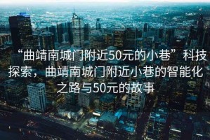 “曲靖南城門附近50元的小巷”科技探索，曲靖南城門附近小巷的智能化之路與50元的故事