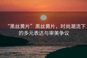 “黑絲黃片”黑絲黃片，時尚潮流下的多元表達與審美爭議