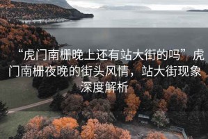 “虎門南柵晚上還有站大街的嗎”虎門南柵夜晚的街頭風(fēng)情，站大街現(xiàn)象深度解析