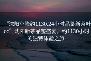 “沈陽空降約1130.24小時品鑒新茶葉.cc”沈陽新茶品鑒盛宴，約1130小時的獨特體驗之旅