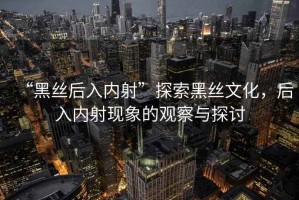 “黑絲后入內(nèi)射”探索黑絲文化，后入內(nèi)射現(xiàn)象的觀察與探討