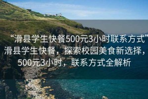 “滑縣學(xué)生快餐500元3小時(shí)聯(lián)系方式”滑縣學(xué)生快餐，探索校園美食新選擇，500元3小時(shí)，聯(lián)系方式全解析