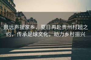 聶遠(yuǎn)聲援家鄉(xiāng)，夏日再赴貴州村超之約，傳承足球文化，助力鄉(xiāng)村振興