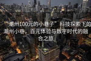 “潮州100元的小巷子”科技探索下的潮州小巷，百元體驗與數(shù)字時代的融合之旅