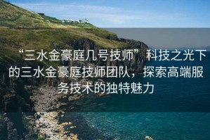 “三水金豪庭幾號(hào)技師”科技之光下的三水金豪庭技師團(tuán)隊(duì)，探索高端服務(wù)技術(shù)的獨(dú)特魅力