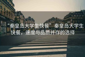 “秦皇島大學生快餐”秦皇島大學生快餐，速度與品質(zhì)并存的選擇