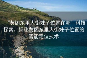 “黃閣東里大街妹子位置在哪”科技探索，揭秘黃閣東里大街妹子位置的智能定位技術(shù)