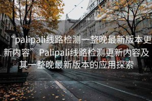 “palipali線路檢測(cè)一整晚最新版本更新內(nèi)容”P(pán)alipali線路檢測(cè)更新內(nèi)容及其一整晚最新版本的應(yīng)用探索