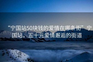 “寧國(guó)站50塊錢的愛(ài)情在哪條街”寧國(guó)站，五十元愛(ài)情邂逅的街道