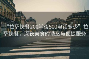 “拉薩快餐200半夜500電話多少”拉薩快餐，深夜美食的誘惑與便捷服務(wù)