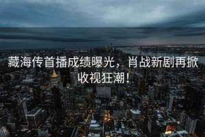 藏海傳首播成績(jī)曝光，肖戰(zhàn)新劇再掀收視狂潮！