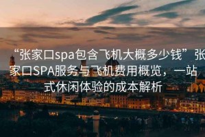 “張家口spa包含飛機大概多少錢”張家口SPA服務與飛機費用概覽，一站式休閑體驗的成本解析