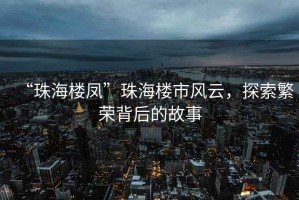“珠海樓鳳”珠海樓市風云，探索繁榮背后的故事