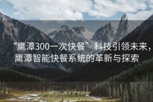 “鷹潭300一次快餐”科技引領(lǐng)未來，鷹潭智能快餐系統(tǒng)的革新與探索