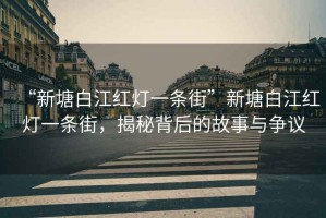 “新塘白江紅燈一條街”新塘白江紅燈一條街，揭秘背后的故事與爭(zhēng)議