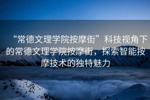 “常德文理學(xué)院按摩街”科技視角下的常德文理學(xué)院按摩街，探索智能按摩技術(shù)的獨(dú)特魅力