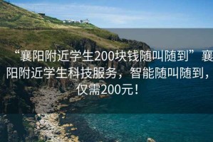 “襄陽(yáng)附近學(xué)生200塊錢(qián)隨叫隨到”襄陽(yáng)附近學(xué)生科技服務(wù)，智能隨叫隨到，僅需200元！