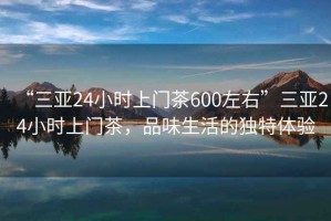 “三亞24小時上門茶600左右”三亞24小時上門茶，品味生活的獨(dú)特體驗(yàn)
