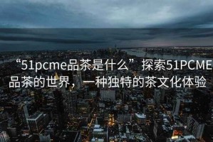 “51pcme品茶是什么”探索51PCME品茶的世界，一種獨(dú)特的茶文化體驗(yàn)
