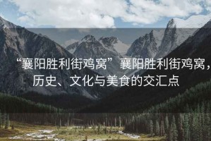 “襄陽(yáng)勝利街雞窩”襄陽(yáng)勝利街雞窩，歷史、文化與美食的交匯點(diǎn)