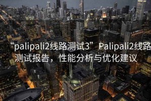 “palipali2線路測試3”Palipali2線路測試報(bào)告，性能分析與優(yōu)化建議