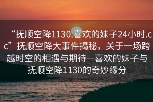 “撫順空降1130.喜歡的妹子24小時(shí).cc”撫順空降大事件揭秘，關(guān)于一場(chǎng)跨越時(shí)空的相遇與期待—喜歡的妹子與撫順空降1130的奇妙緣分