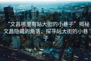 “文昌哪里有站大街的小巷子”揭秘文昌隱藏的角落，探尋站大街的小巷子