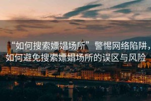 “如何搜索嫖娼場所”警惕網(wǎng)絡(luò)陷阱，如何避免搜索嫖娼場所的誤區(qū)與風(fēng)險(xiǎn)