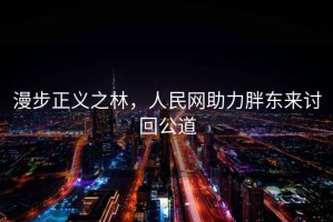 漫步正義之林，人民網(wǎng)助力胖東來討回公道