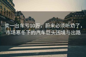 賣一臺(tái)車虧10萬，蔚來必須聽勸了，市場寒冬下的汽車巨頭困境與出路