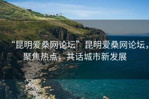 “昆明愛桑網(wǎng)論壇”昆明愛桑網(wǎng)論壇，聚焦熱點(diǎn)，共話城市新發(fā)展