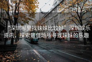 “深圳哪里找妹妹比較好”深圳娛樂(lè)資訊，探索最佳場(chǎng)所尋找妹妹的樂(lè)趣